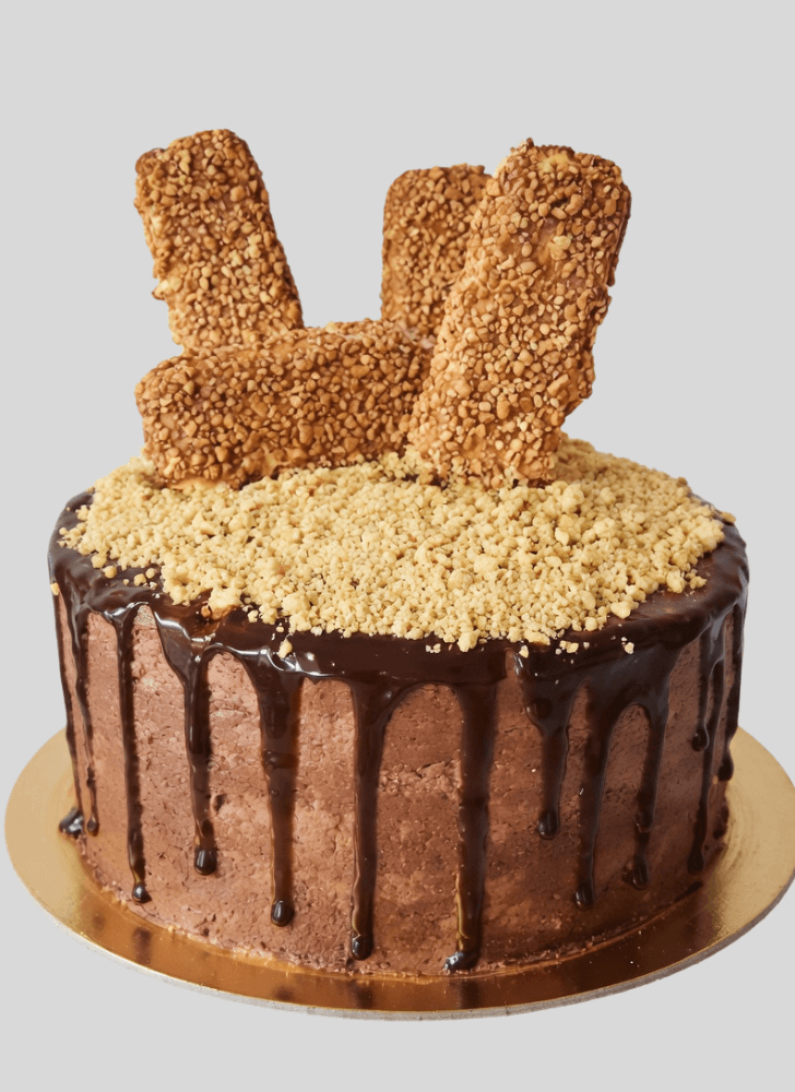 Handsome Golden Gaytime Cake