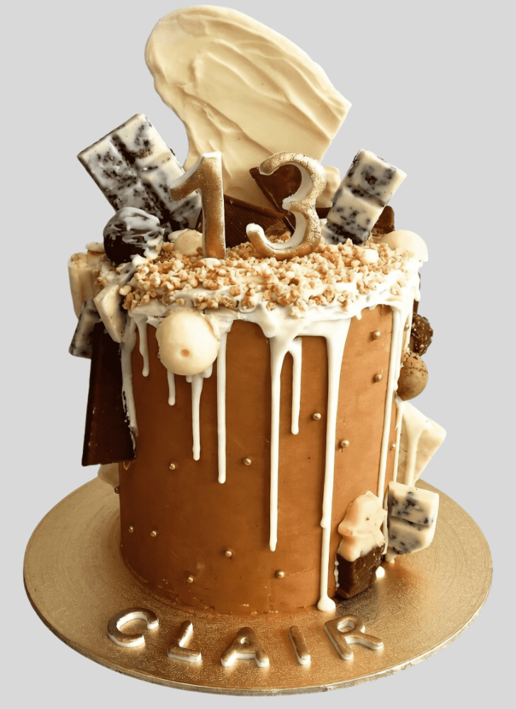 Lovely Golden Gaytime Cake Design