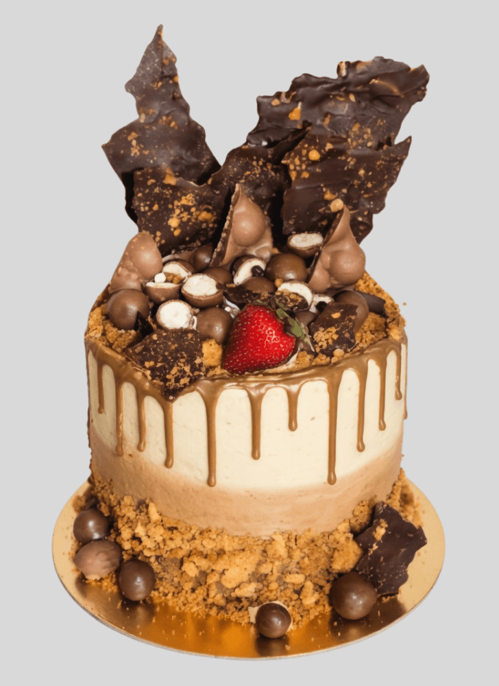 Stunning Golden Gaytime Cake