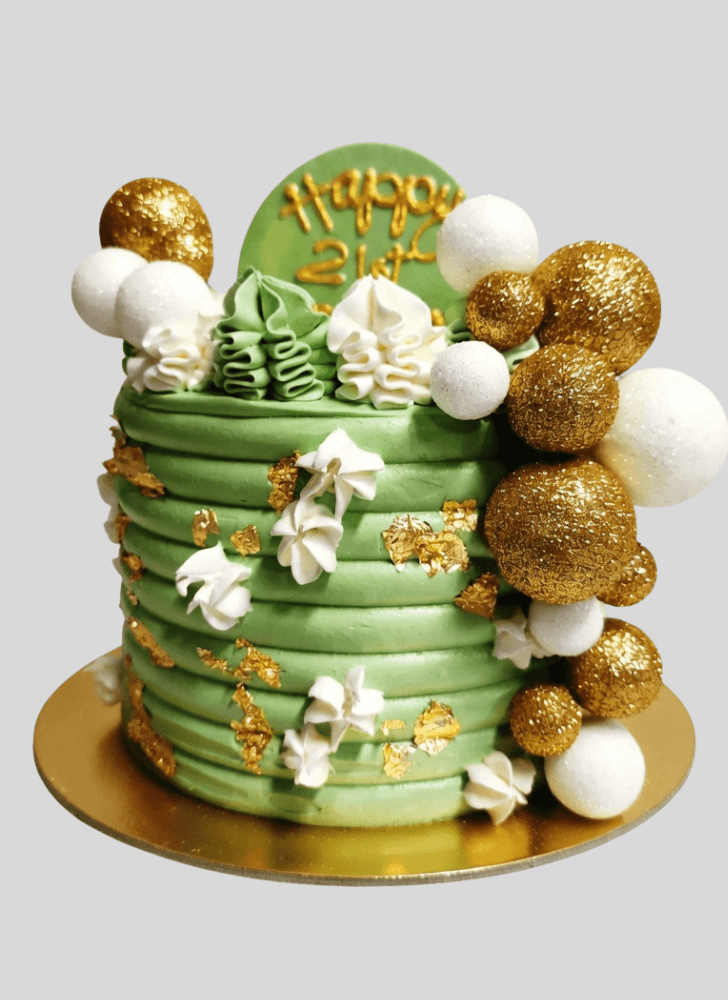 Angelic Green Cake
