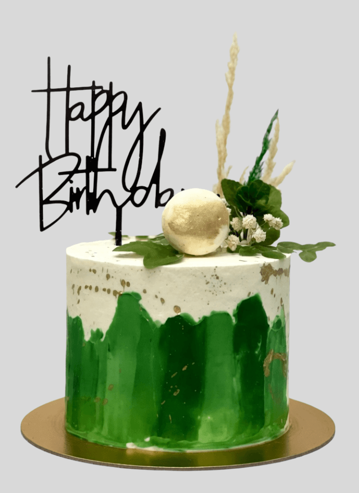 Beauteous Green Cake