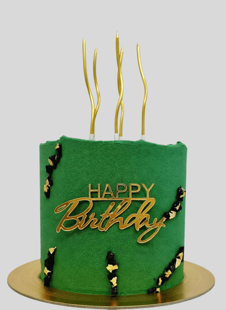 Bewitching Green Cake