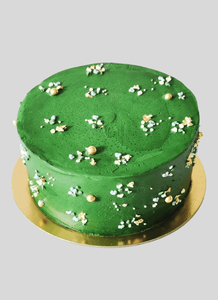 Charming Green Cake