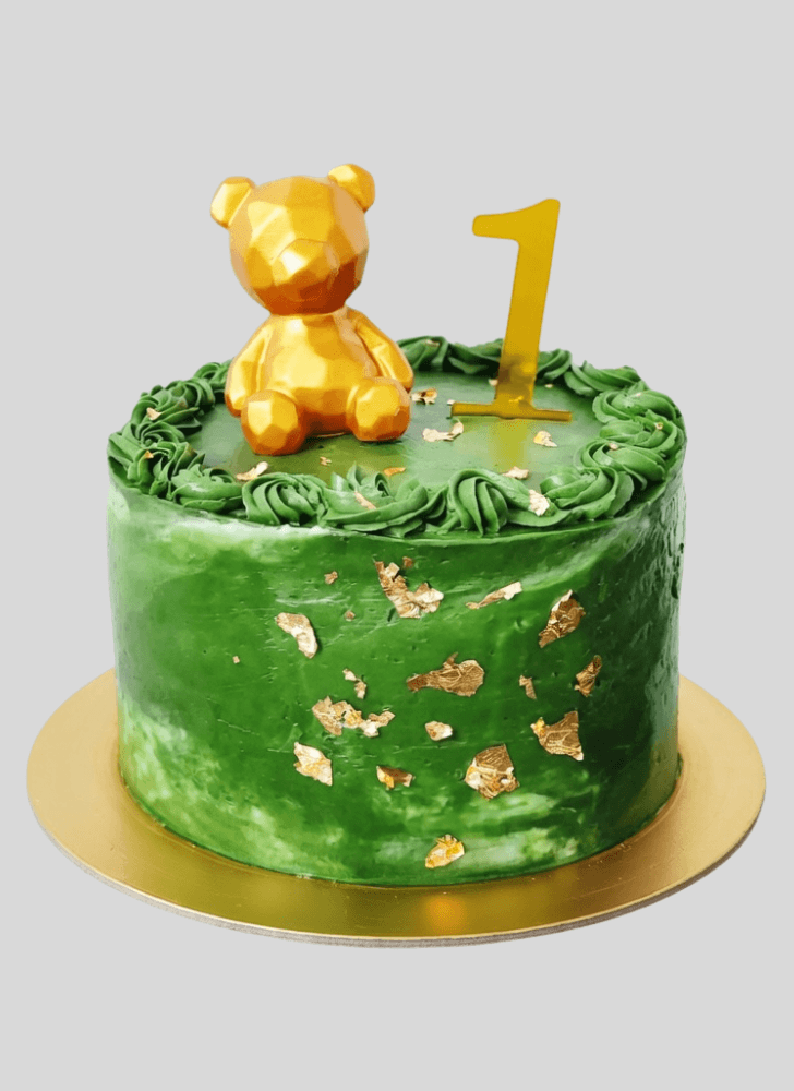 Elegant Green Cake