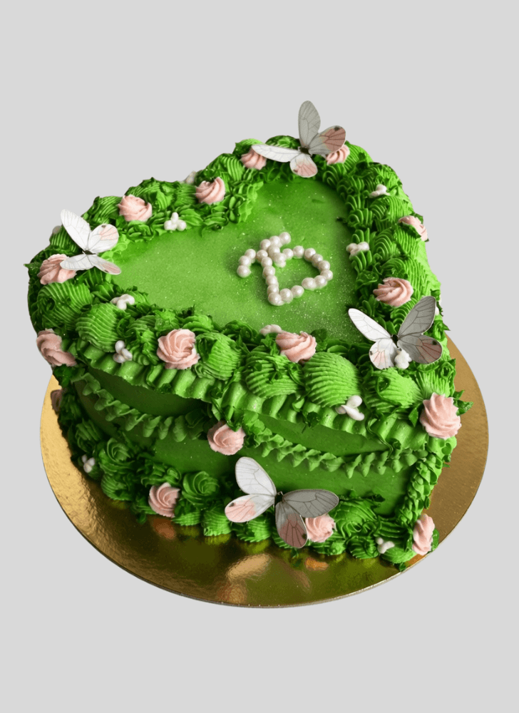 Handsome Green Cake