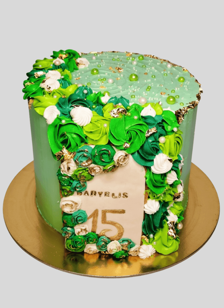 Nice Green Cake