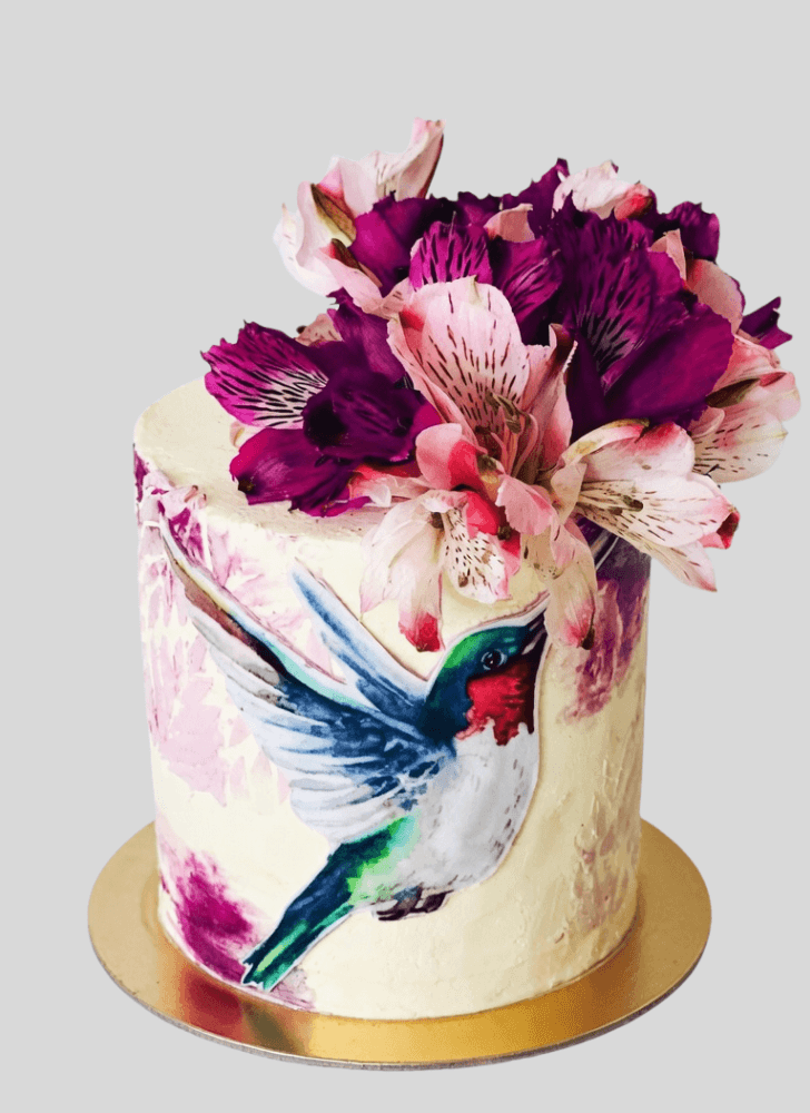 Adorable Humming Bird Cake