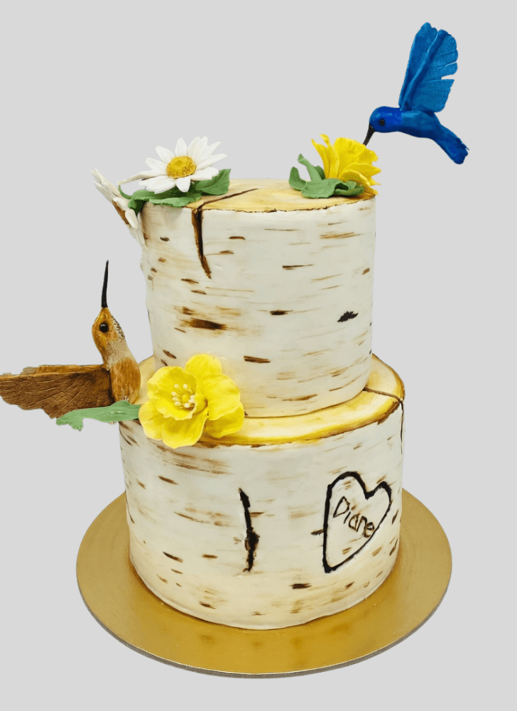 Cute Humming Bird Cake