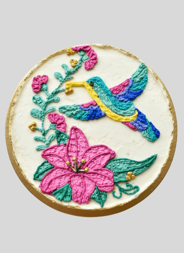 Dazzling Humming Bird Cake