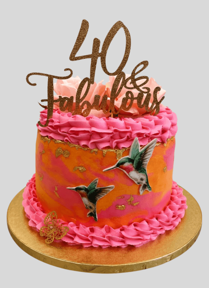 Nice Humming Bird Cake