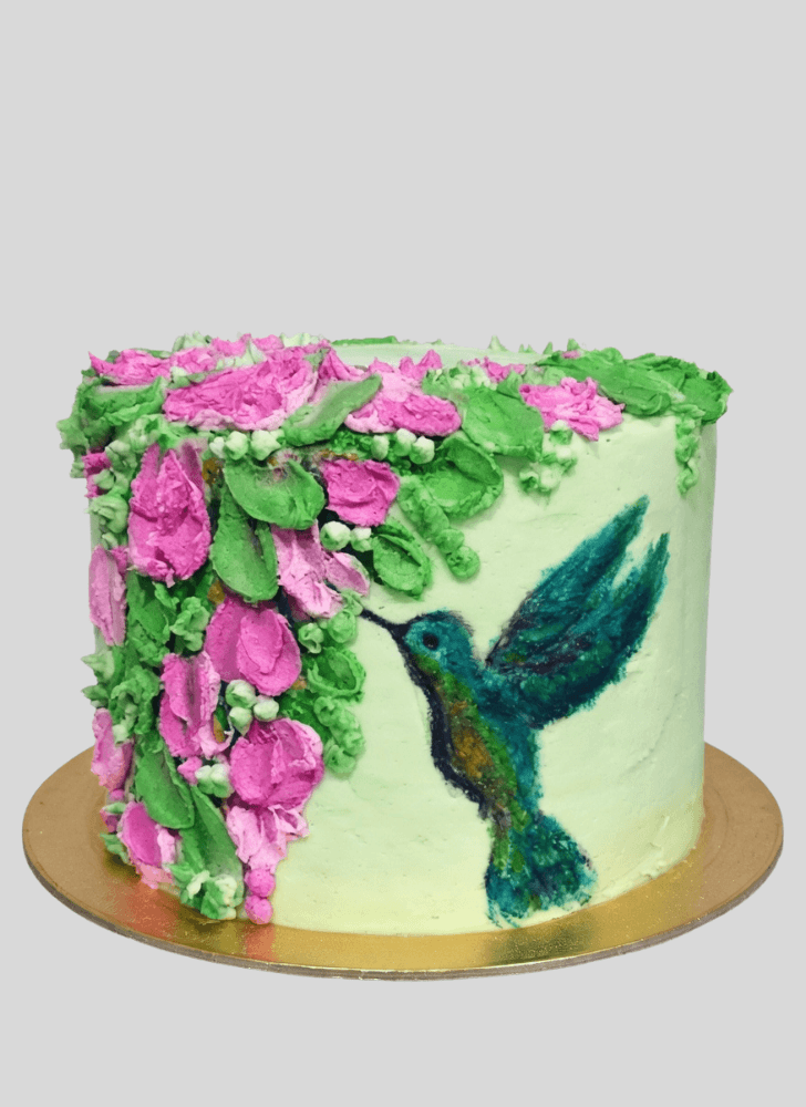 Shapely Humming Bird Cake