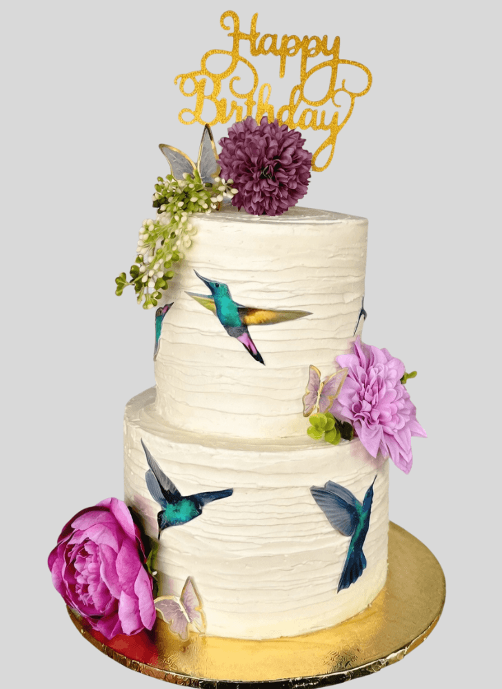 Stunning Humming Bird Cake