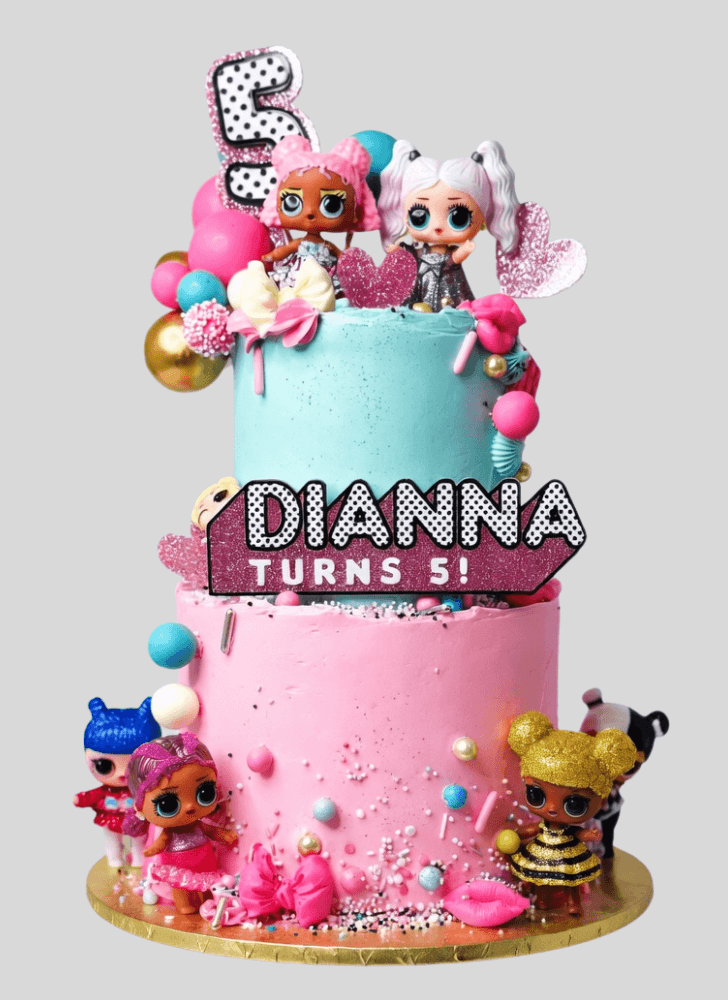 Adorable Lol Surprise Doll Cake