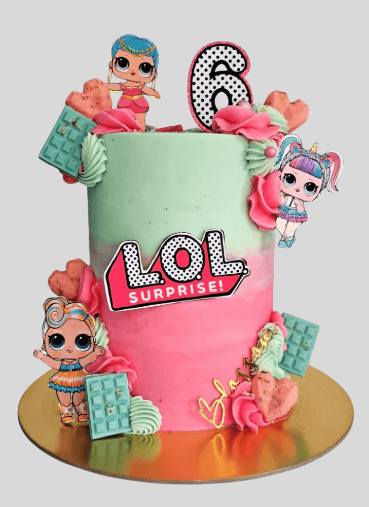 Appealing Lol Surprise Doll Cake