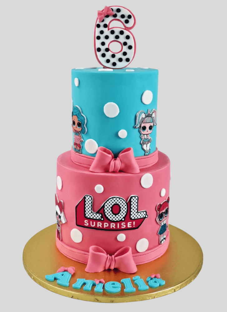 Charming Lol Surprise Doll Cake