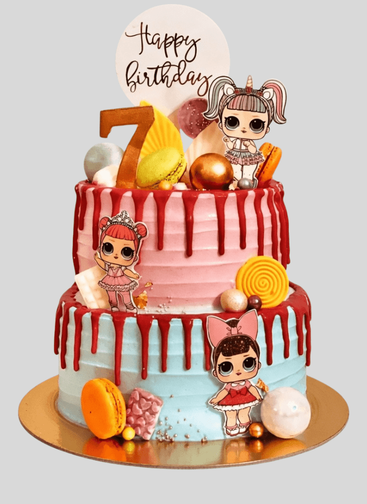 Cute Lol Surprise Doll Cake