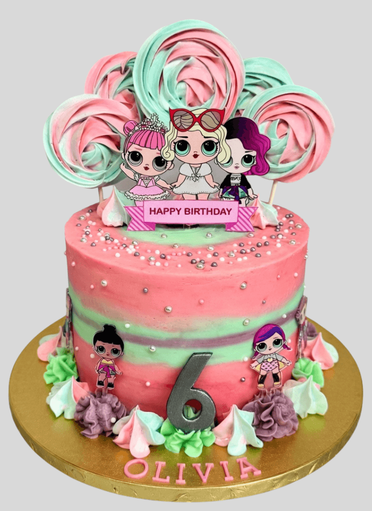 Enthralling Lol Surprise Doll Cake