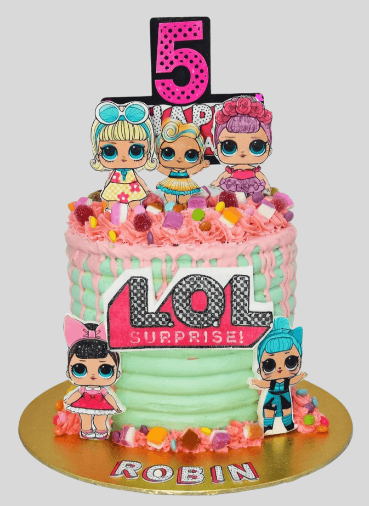 Fascinating Lol Surprise Doll Cake