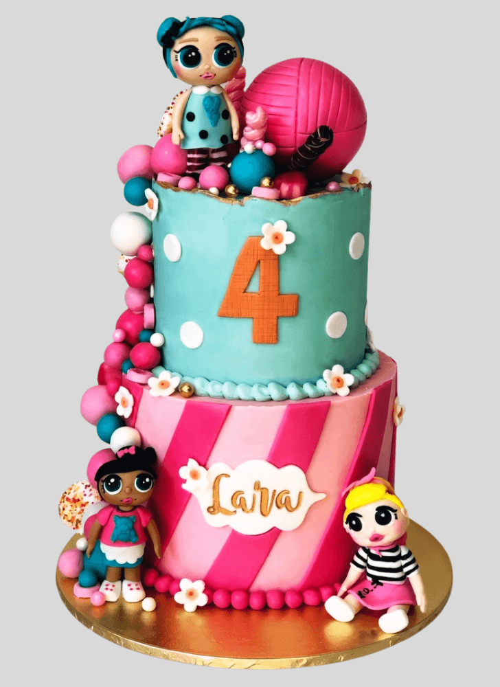 Gorgeous Lol Surprise Doll Cake