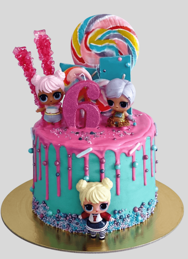 Inviting Lol Surprise Doll Cake