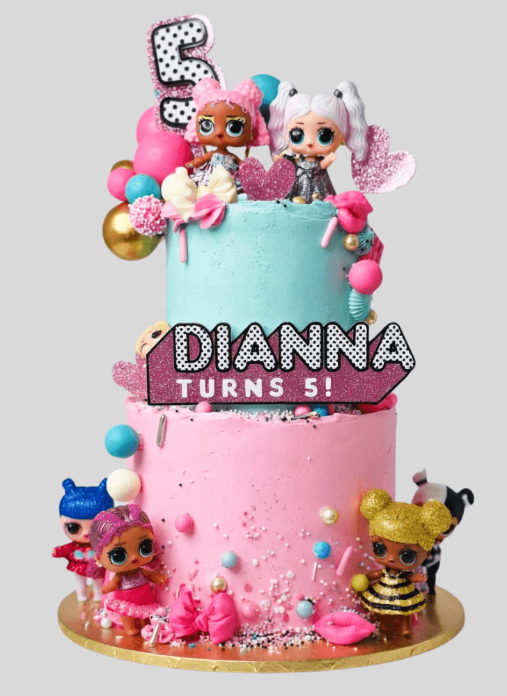 Magnetic Lol Surprise Doll Cake