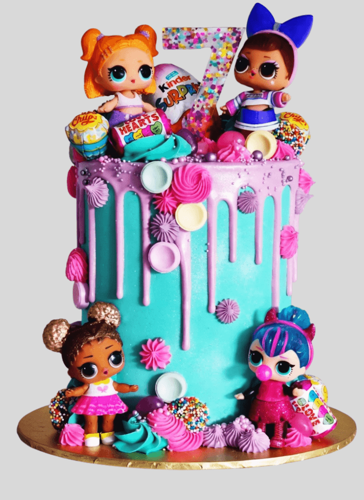 Mesmeric Lol Surprise Doll Cake