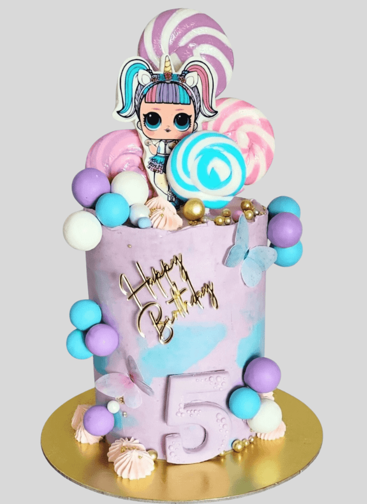 Shapely Lol Surprise Doll Cake