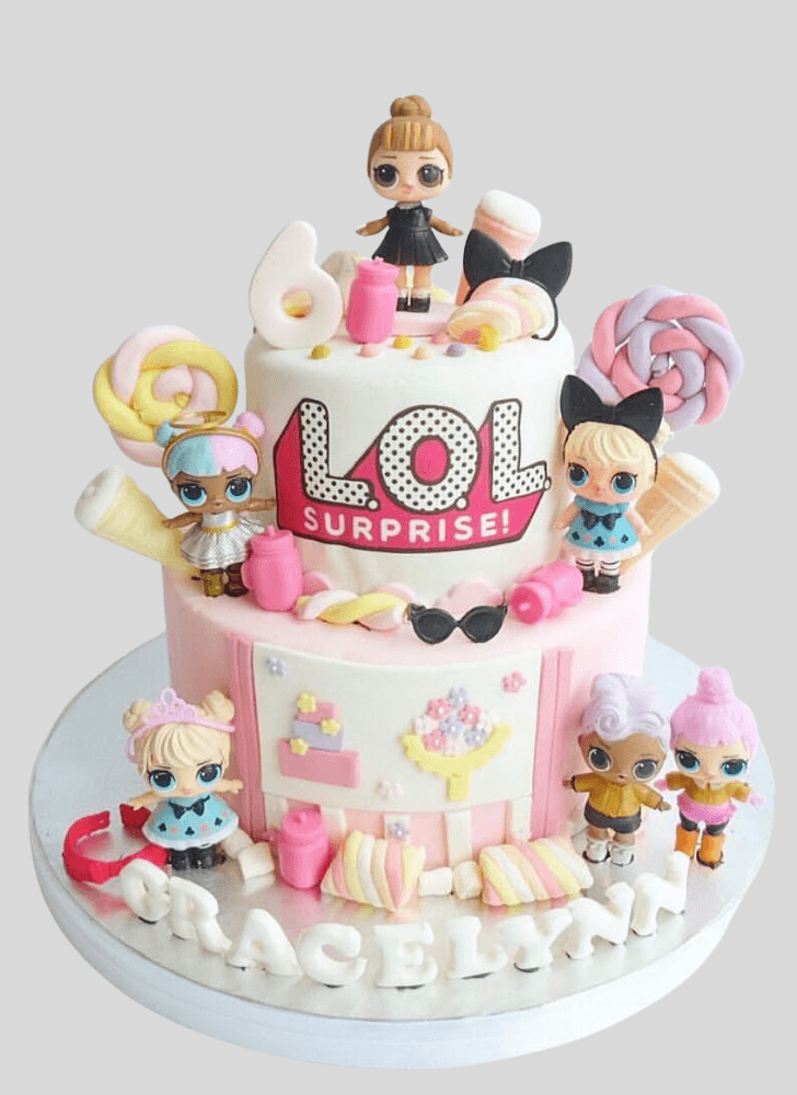 Wonderful Lol Surprise Doll Cake Design