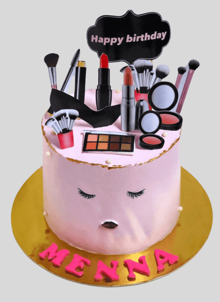 Dazzling Makeup Cake