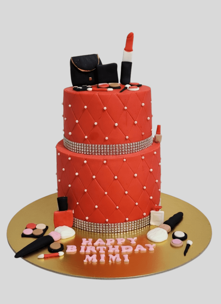 Elegant Makeup Cake