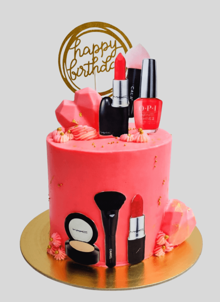 Mesmeric Makeup Cake