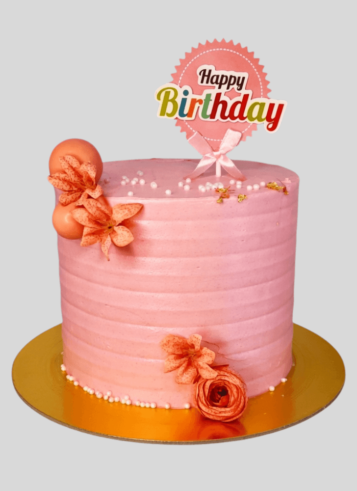 Angelic Peachy Cake