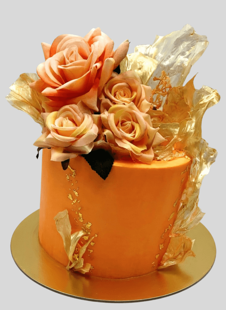 Appealing Peachy Cake