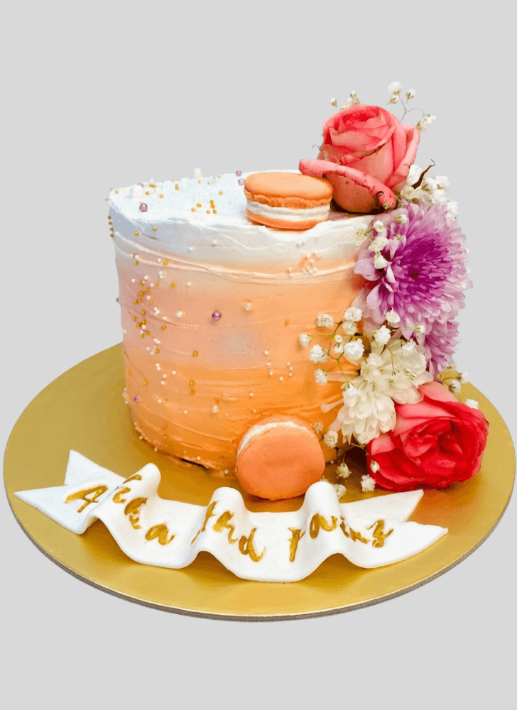 Captivating Peachy Cake