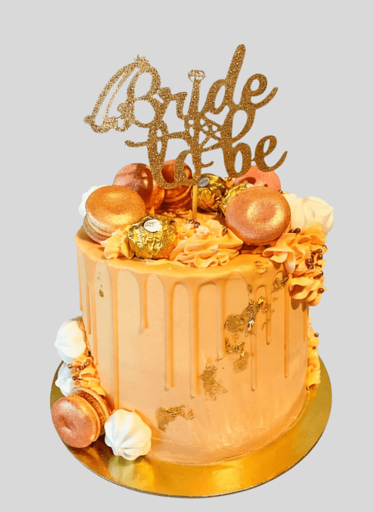 Lovely Peachy Cake Design