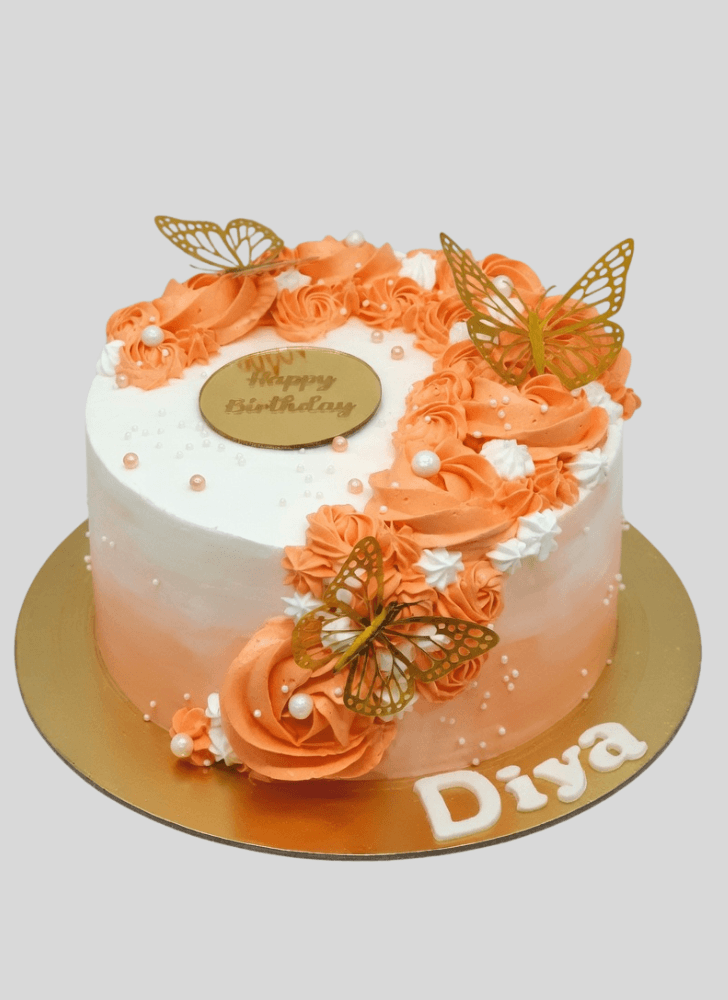 Magnetic Peachy Cake