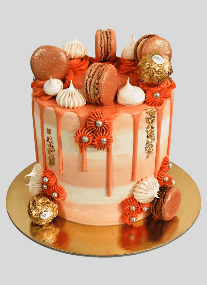 Radiant Peachy Cake