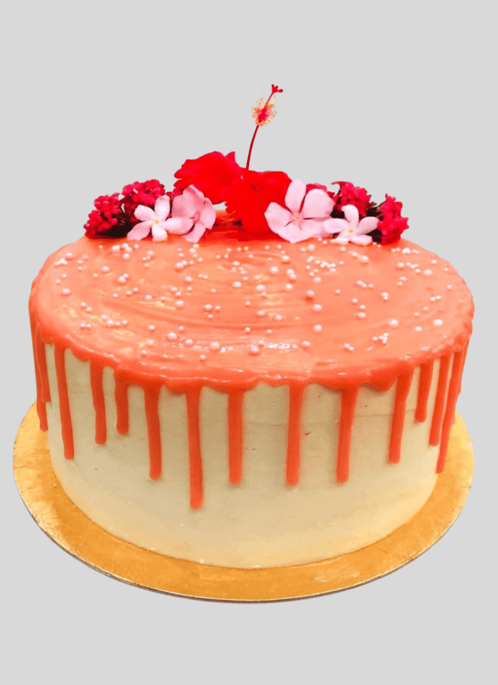 Ravishing Peachy Cake
