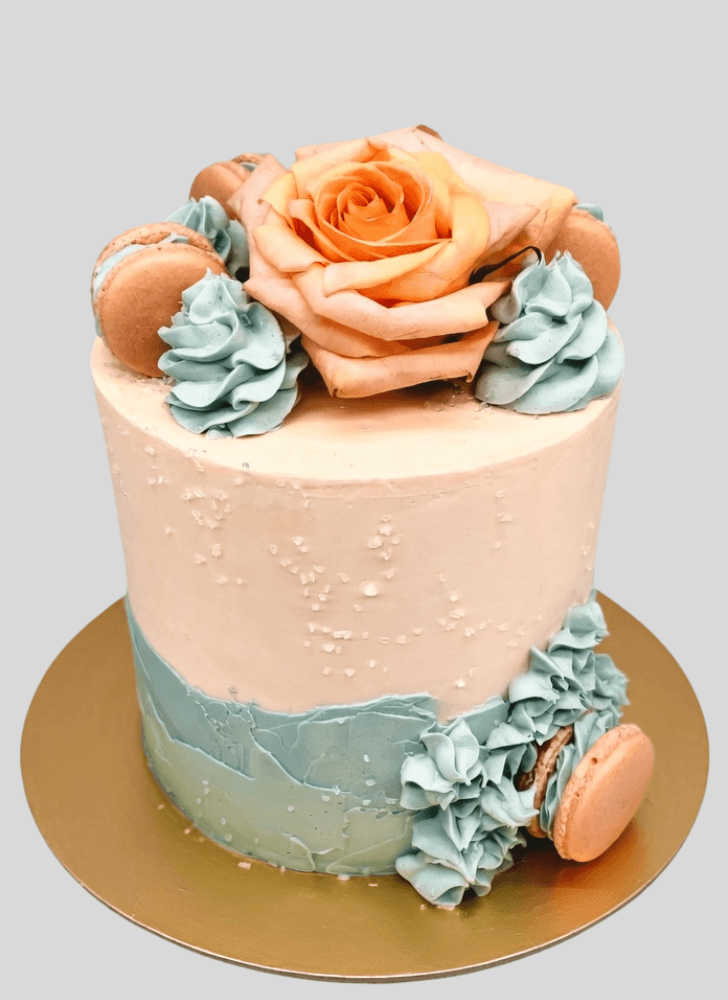 Resplendent Peachy Cake