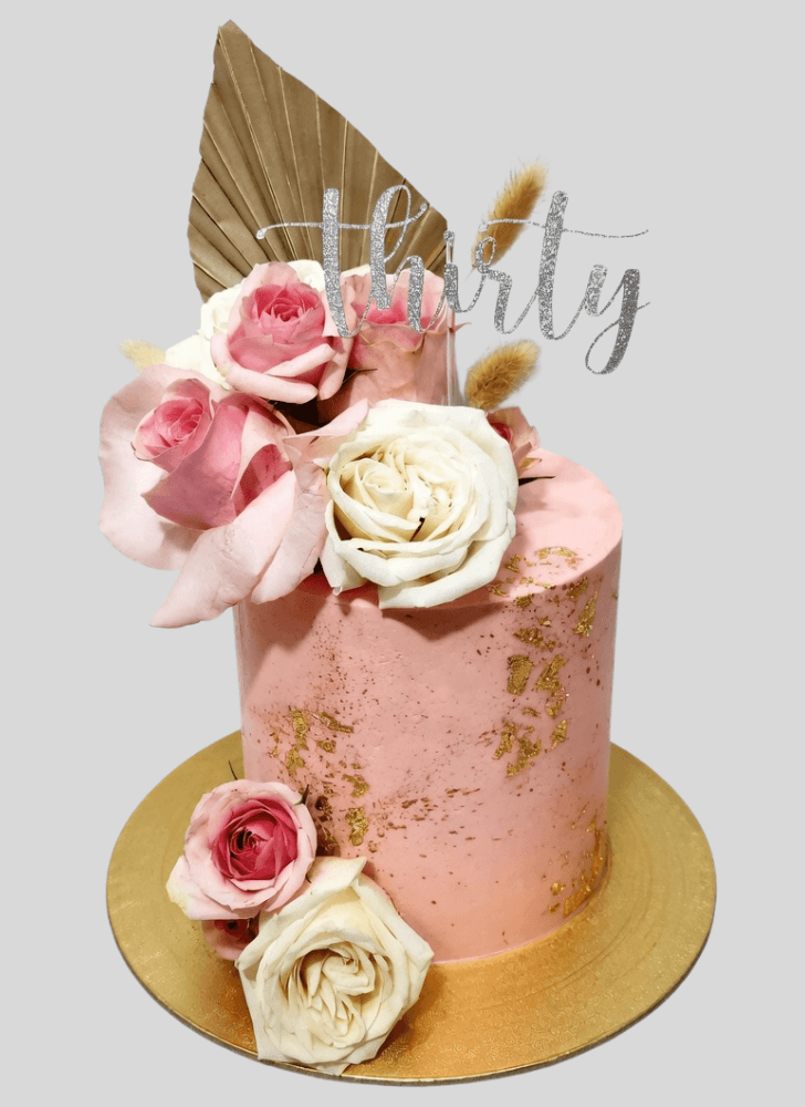 Stunning Peachy Cake
