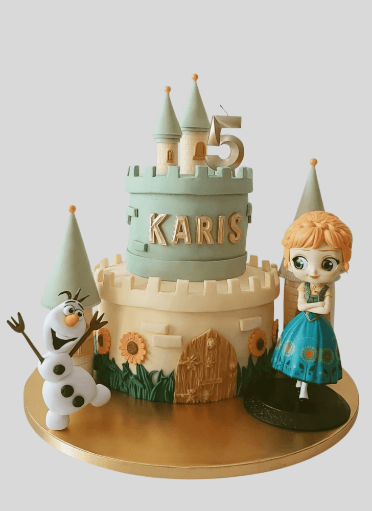 Alluring Princess Castle Cake