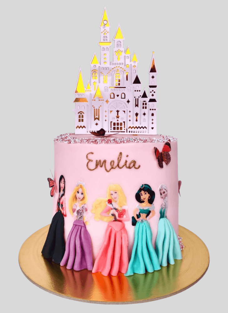 Angelic Princess Castle Cake