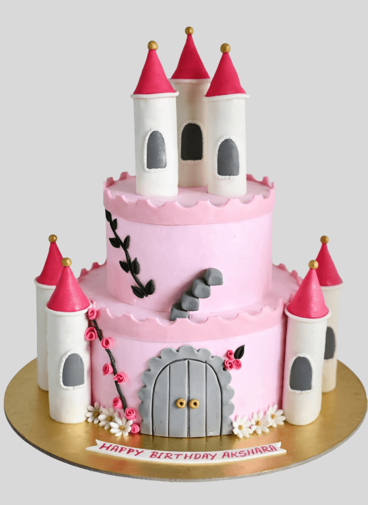 Bewitching Princess Castle Cake