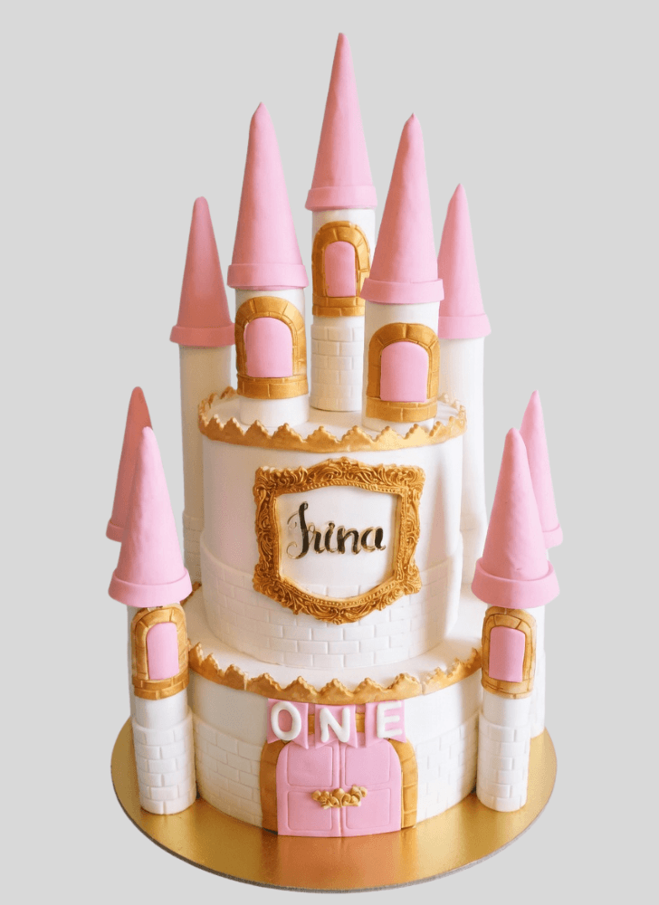 Captivating Princess Castle Cake