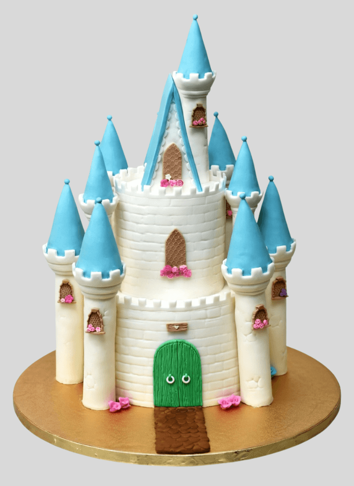 Classy Princess Castle Cake