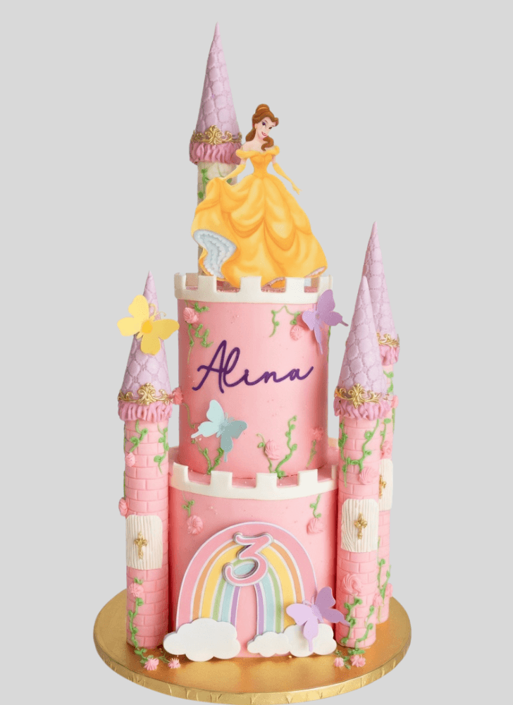 Divine Princess Castle Cake