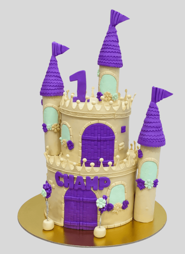 Enticing Princess Castle Cake