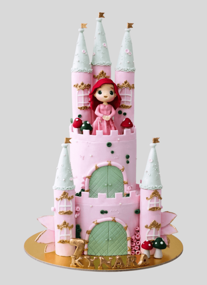 Fine Princess Castle Cake