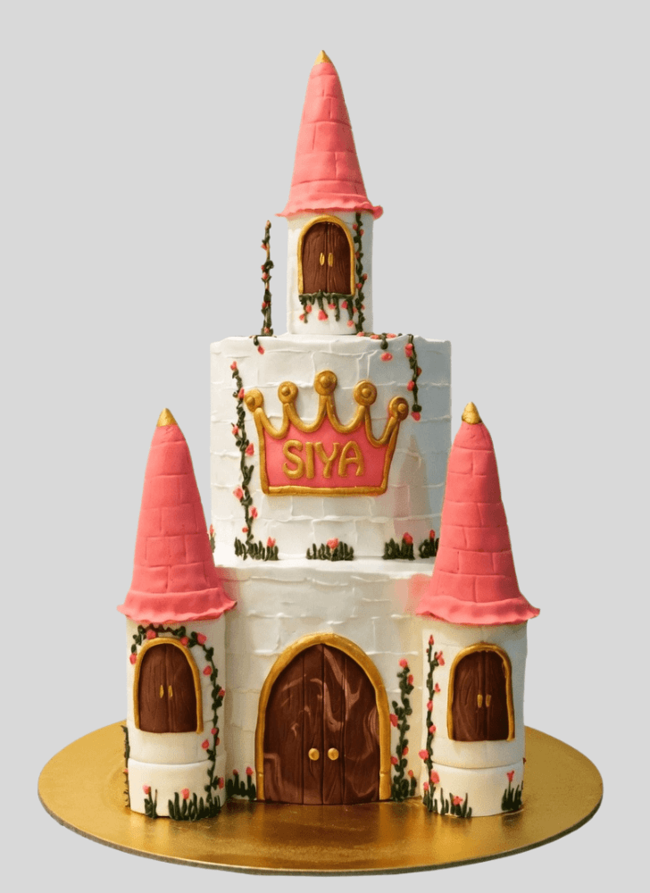 Gorgeous Princess Castle Cake