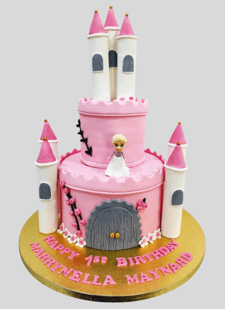 Inviting Princess Castle Cake